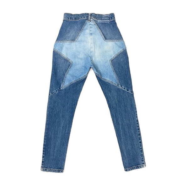 REVICE Venus Stargazer Patchwork Star Jeans Made in the USA 🇺🇸 Womens size 25 - Picture 2 of 12